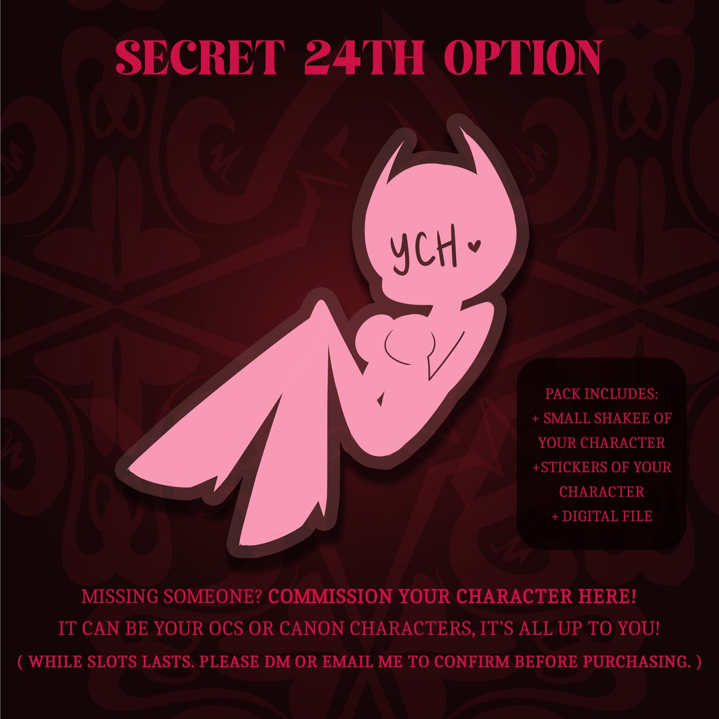 (PREORDER) Love Potion - DIY Shaker charm - Hazbin Hotel Valentines Day special