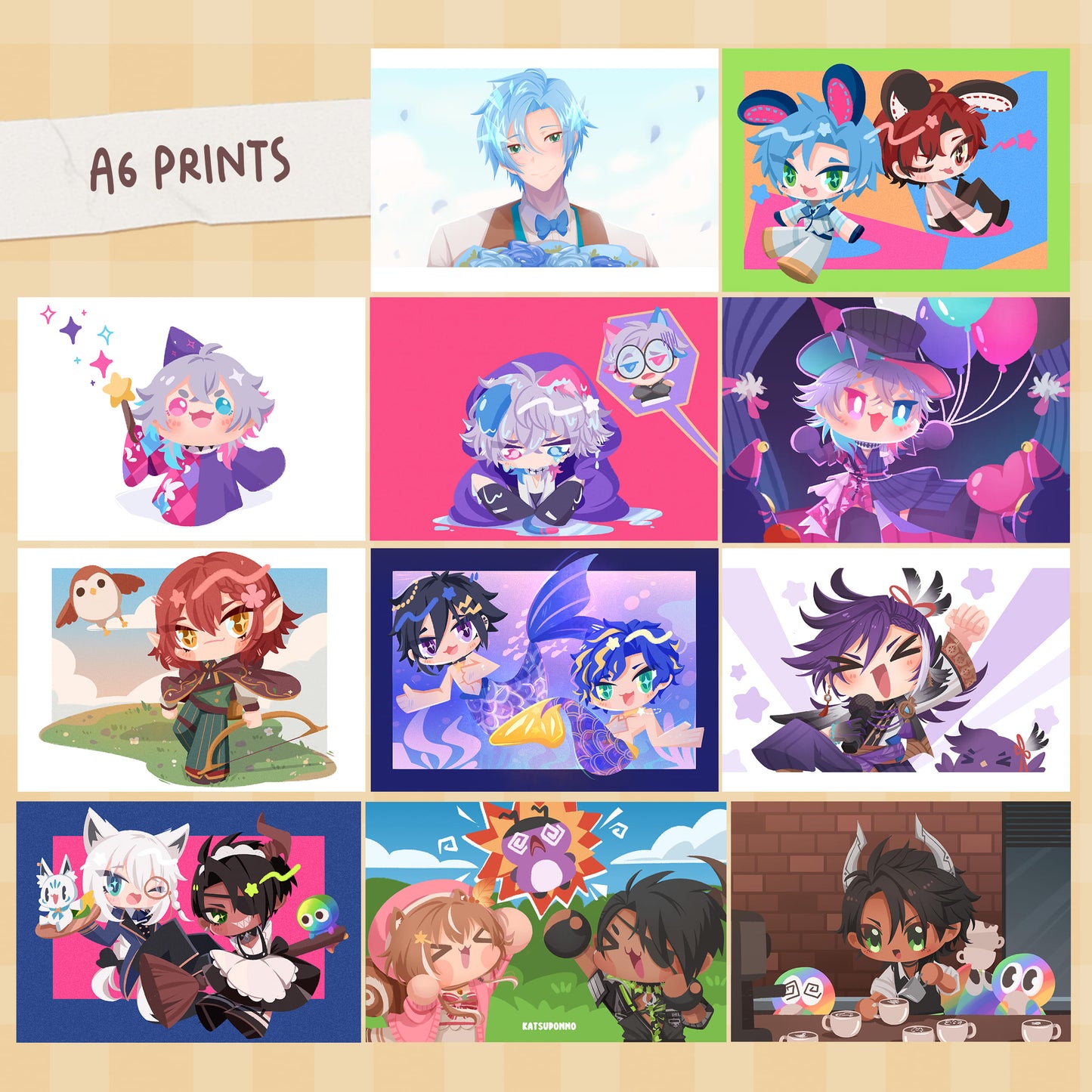 Holostars & Holotempus Art Prints