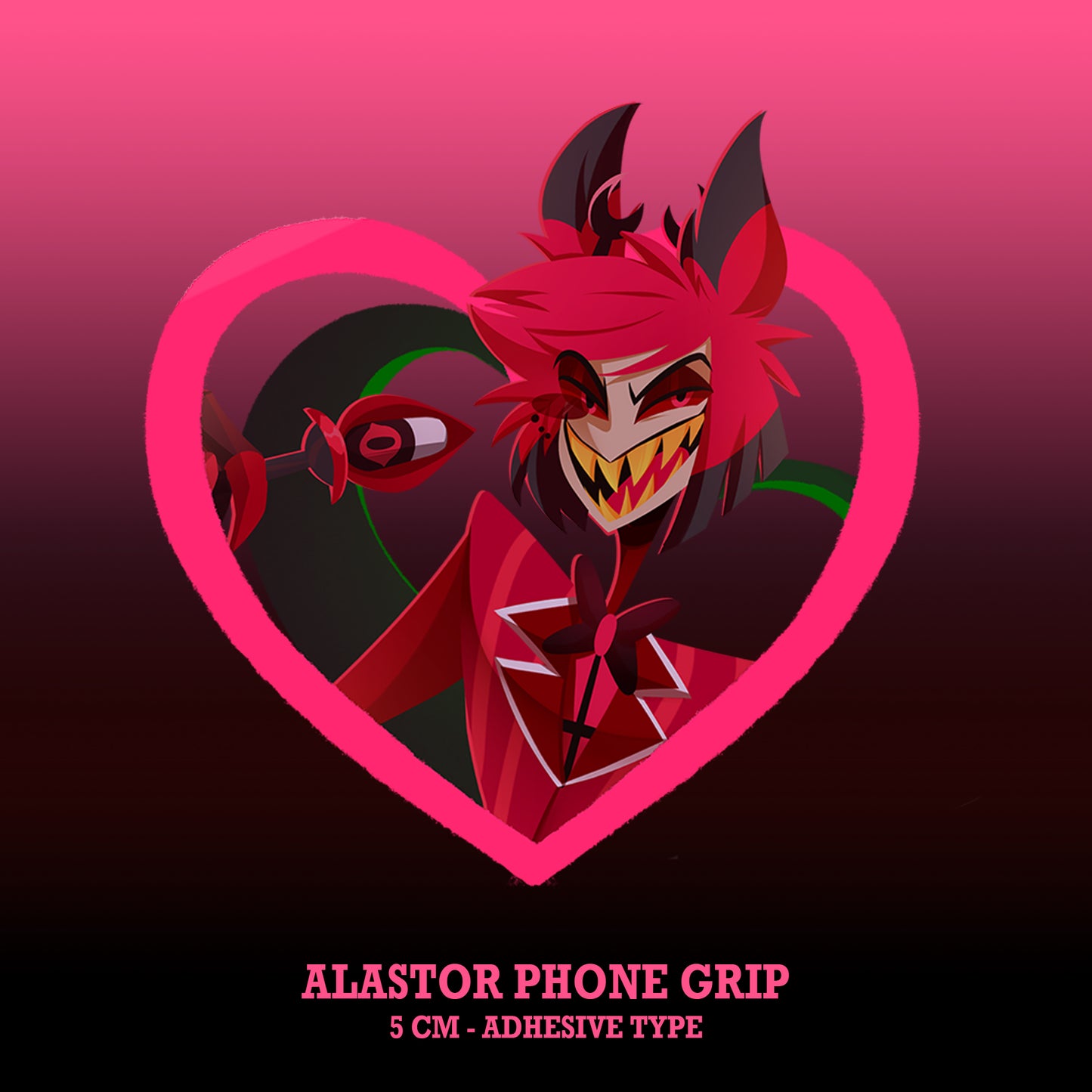 (PRE-ORDER) Hazbin Hotel acrylics , Carabiners and Phone grips