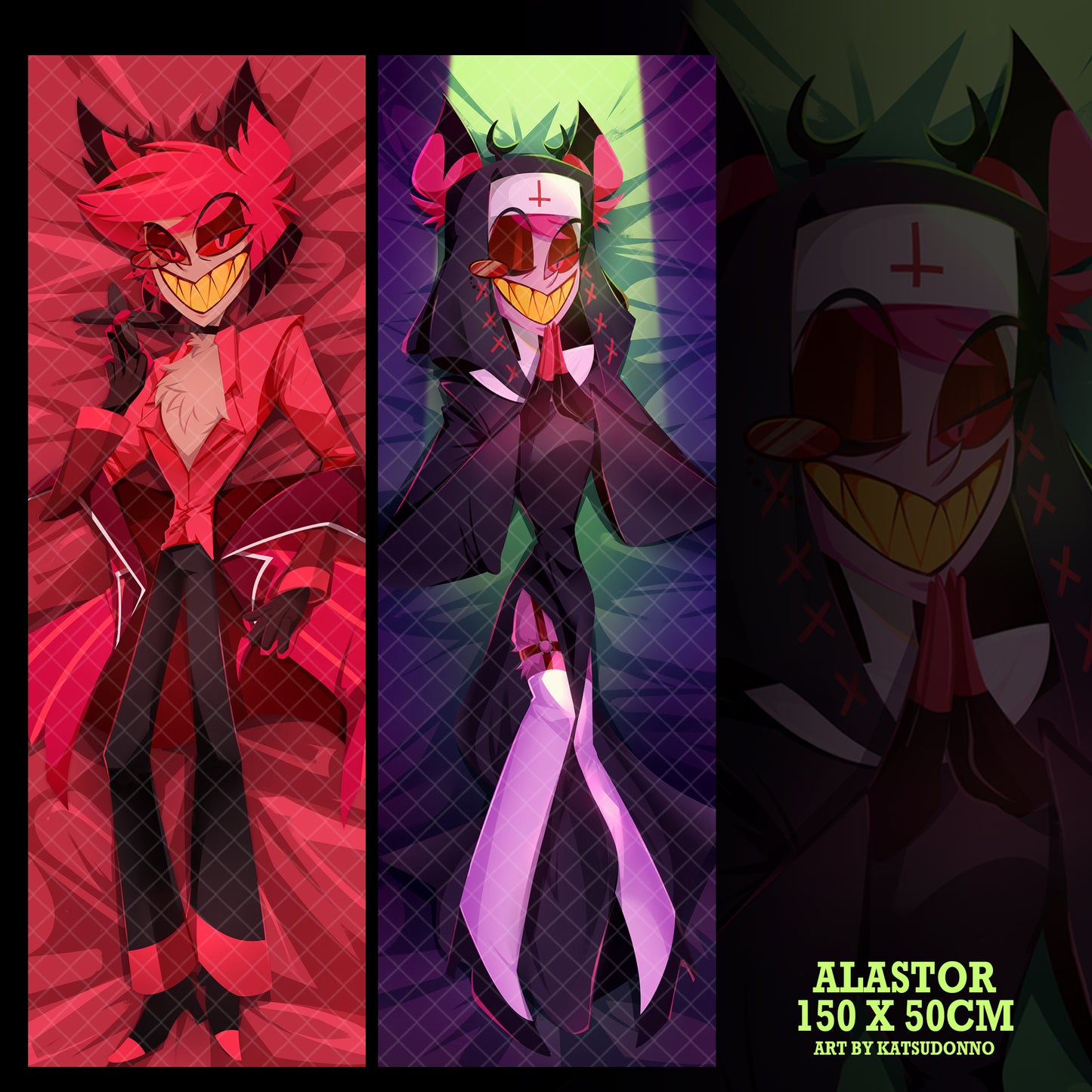(PRE-ORDER) Hazbin Hotel Body Pillow Dakimakura