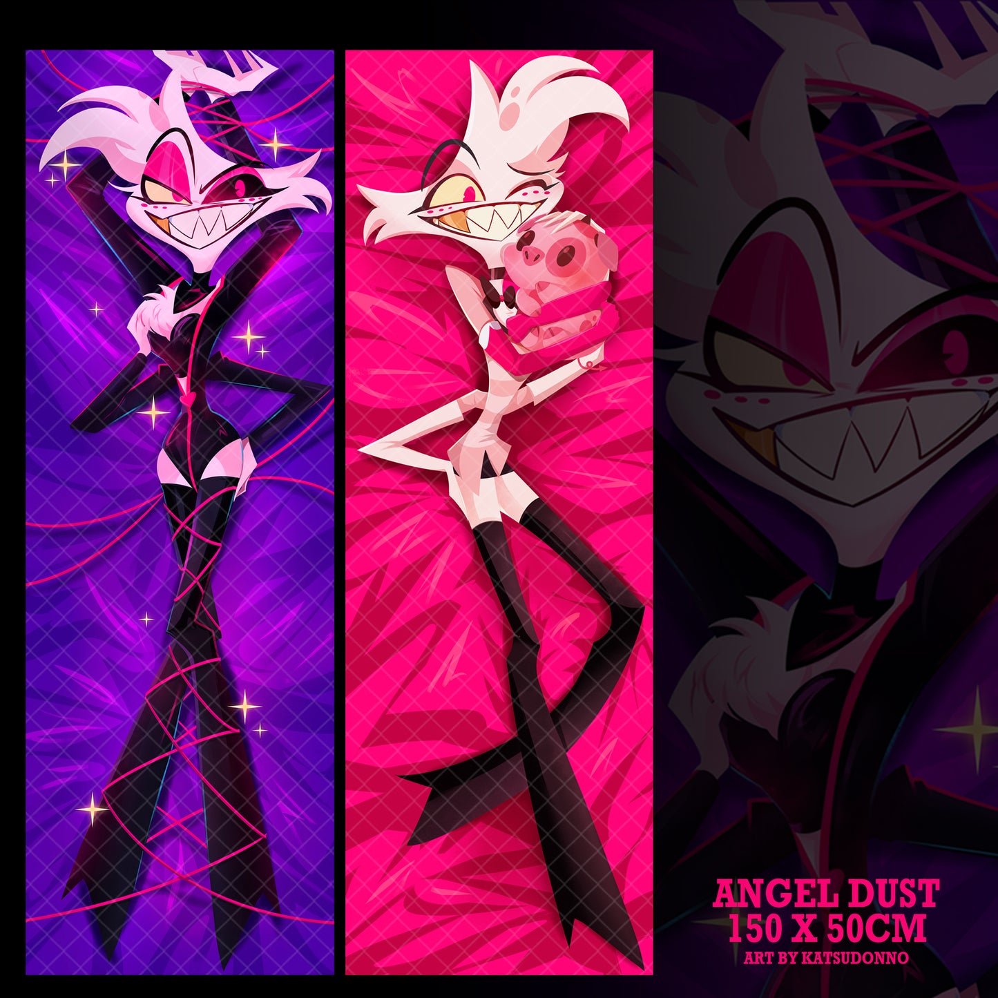 (PRE-ORDER) Hazbin Hotel Body Pillow Dakimakura