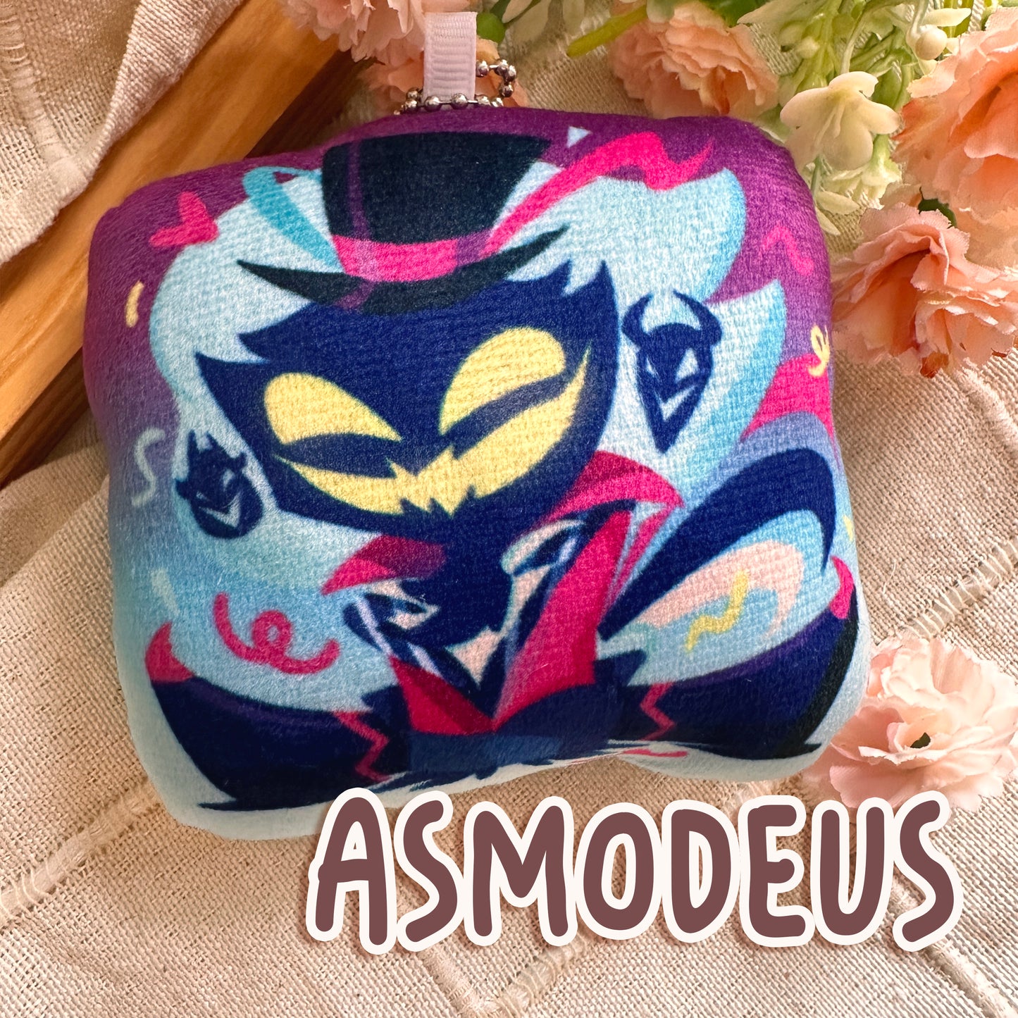 Asmodeus Squeaky Plushie Keychain