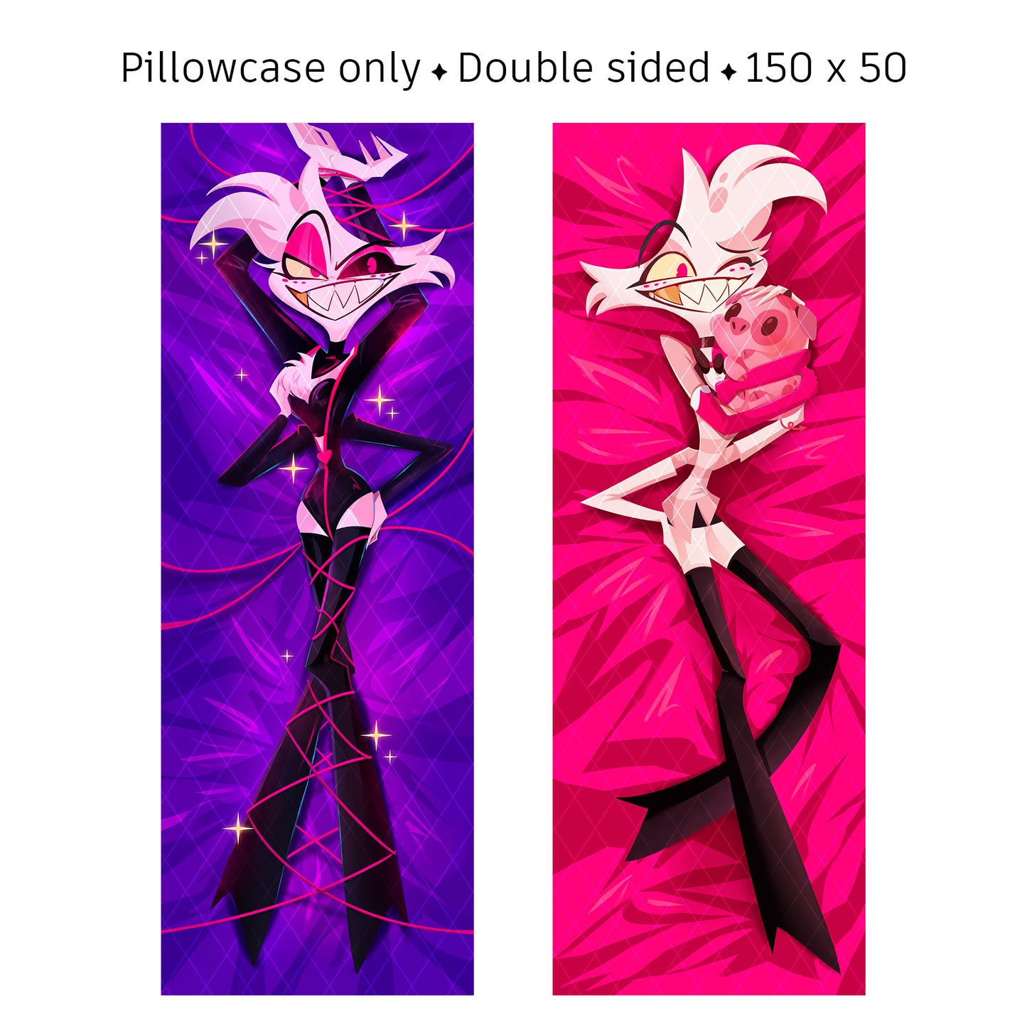 Angel Dust Dakimakura / Body Pillow Covers (Hazbin Hotel)