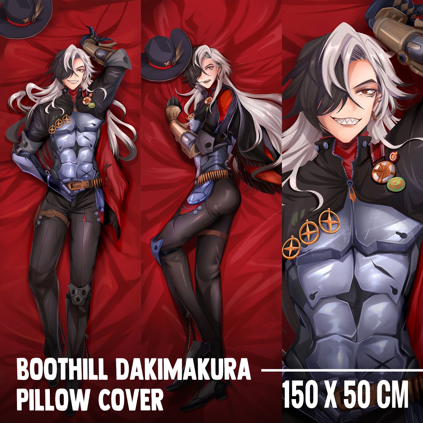 (PRE-ORDER) Boothill Honkai Star Rail Body Pillow (Dakimakura)