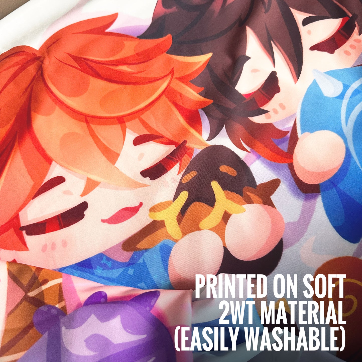 Genshin Impact Mimirs Body Pillow Dakimakura ft. Childe Zhongli Neuvillette wriothesley Kaveh Alhaitham Kaeya Diluc Itto