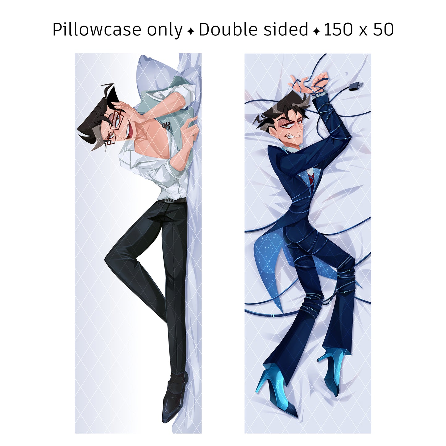 Vincent Body Pillow Covers (Hazbin Hotel)