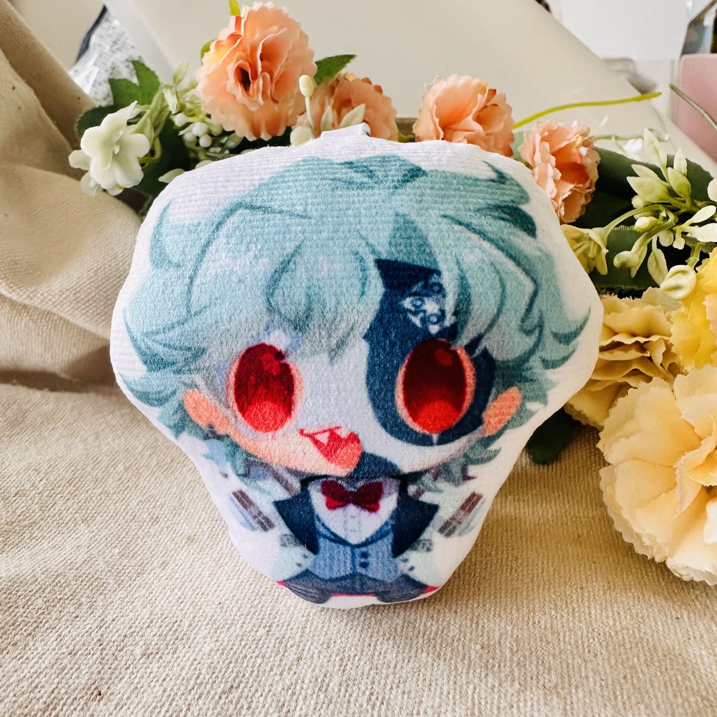 Genshin impact Squeaky Plushie Keychain