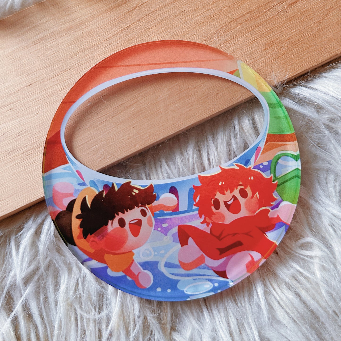 Ponyo noodle topper / coaster (Studio Ghibli)