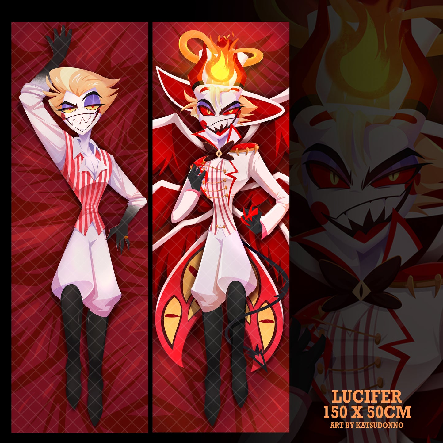(PRE-ORDER) Hazbin Hotel Body Pillow Dakimakura