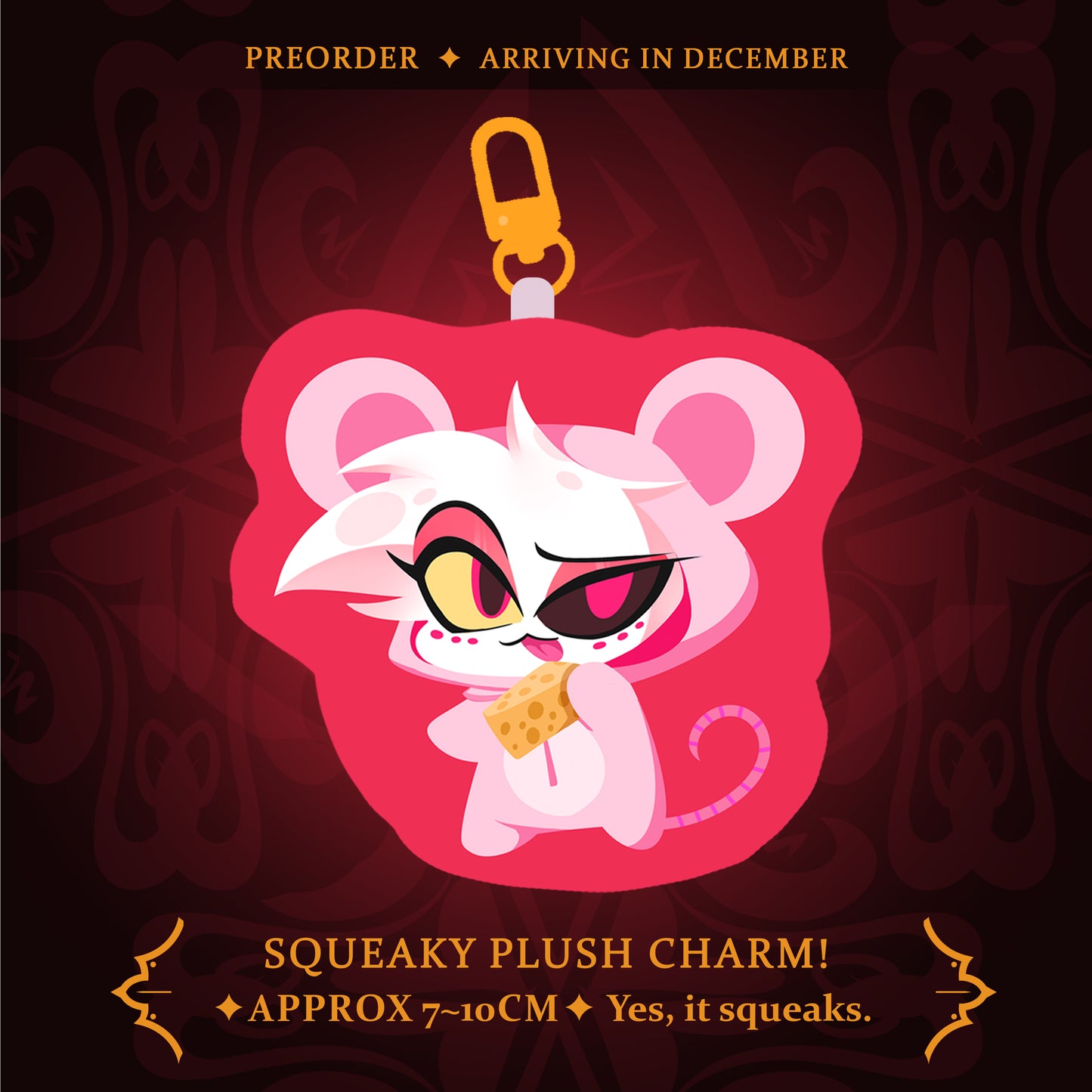 Hazbin Hotel Halloween Squeaky charms