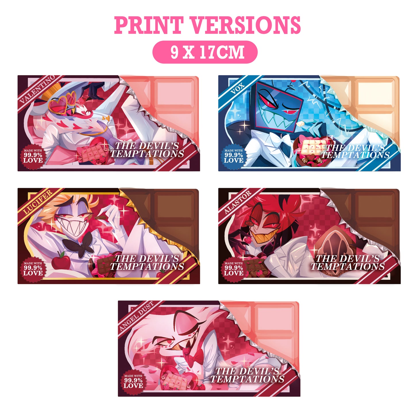 (PRE-ORDER) Hazbin Hotel Chocolate Charm