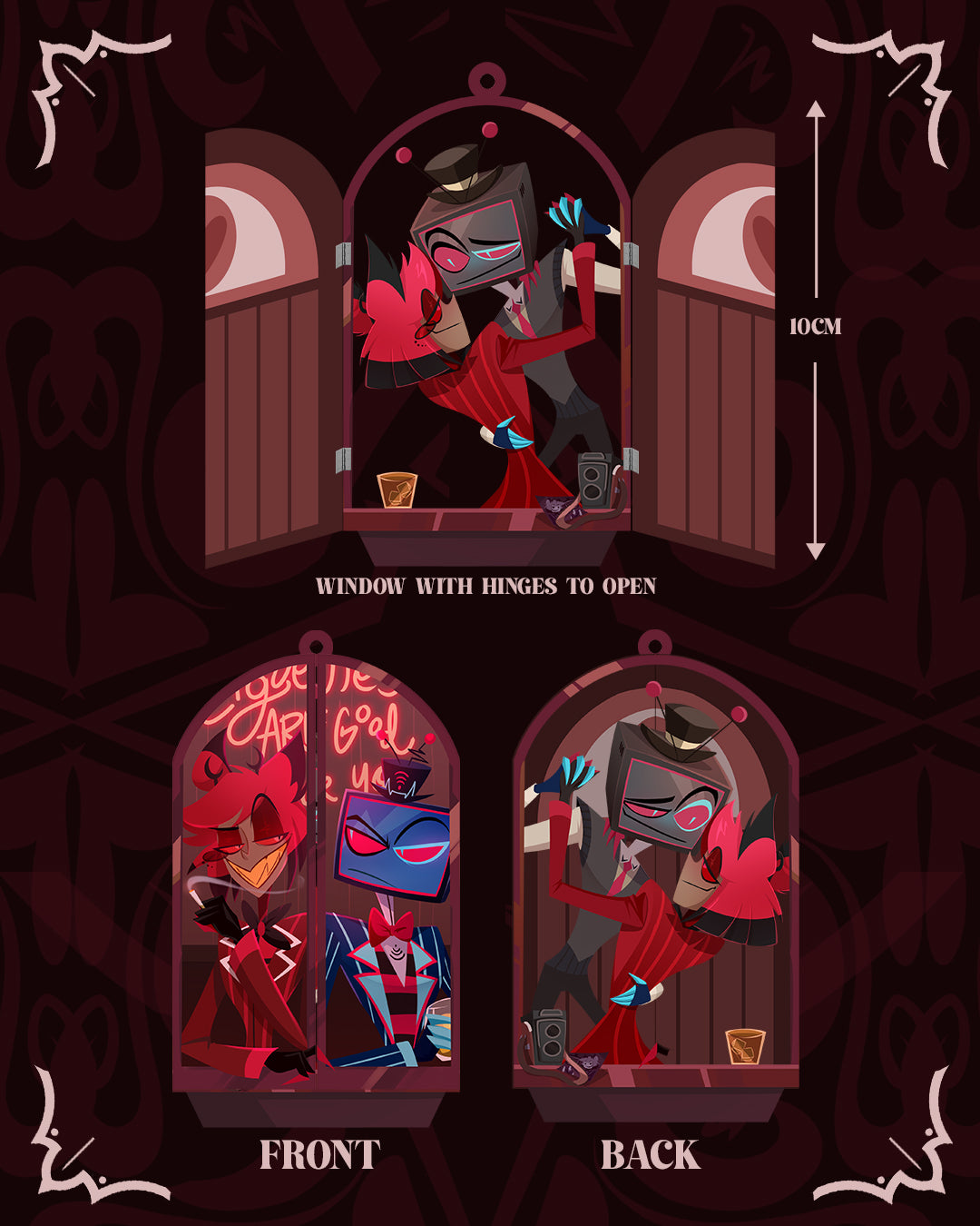 (PREORDER) Radiostatic Window charm
