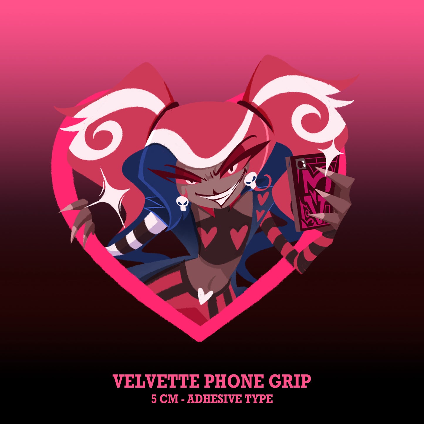 (PRE-ORDER) Hazbin Hotel acrylics , Carabiners and Phone grips