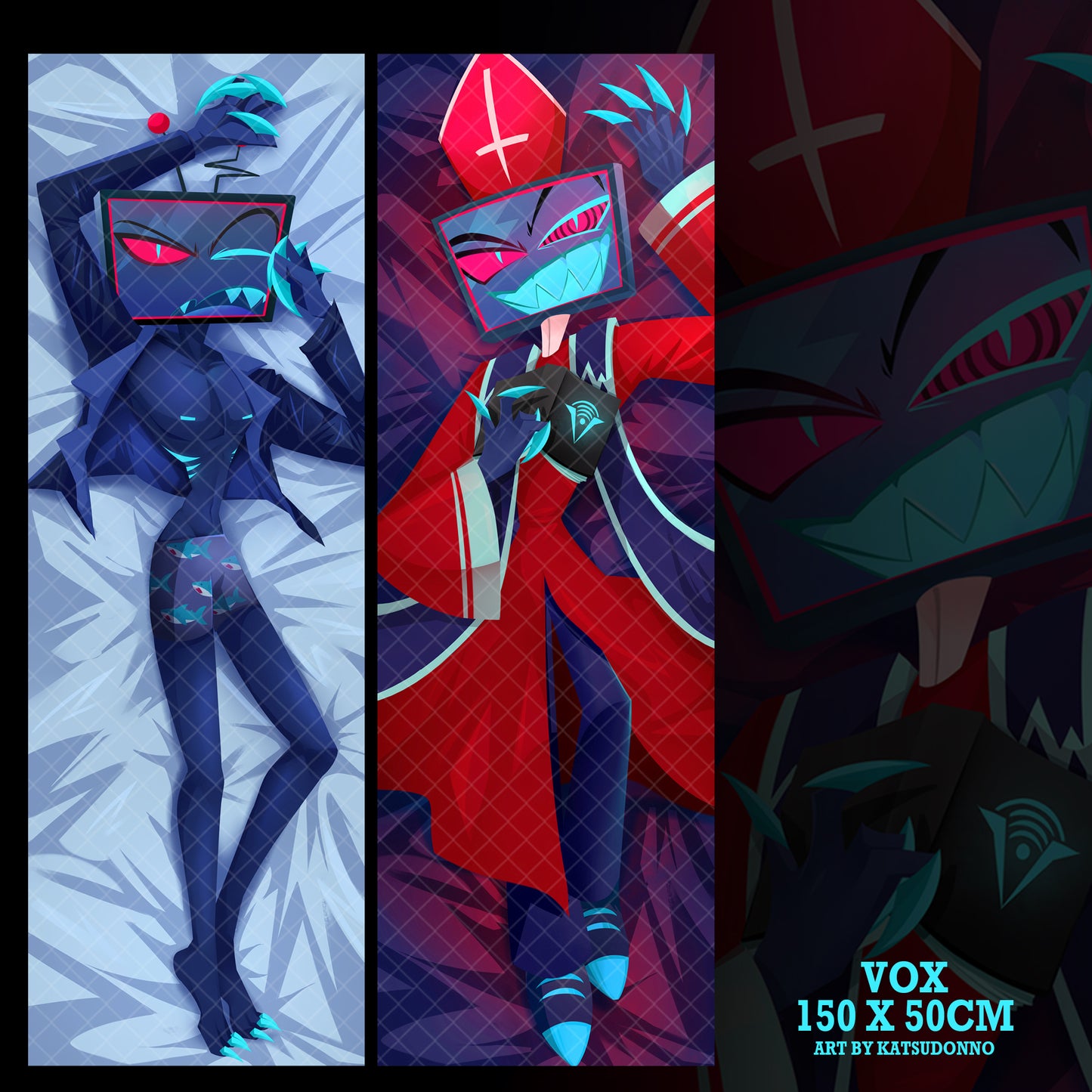 (PRE-ORDER) Hazbin Hotel Body Pillow Dakimakura