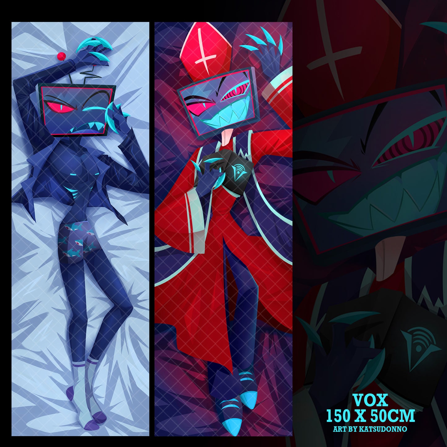 Hazbin Hotel Body Pillow Dakimakura