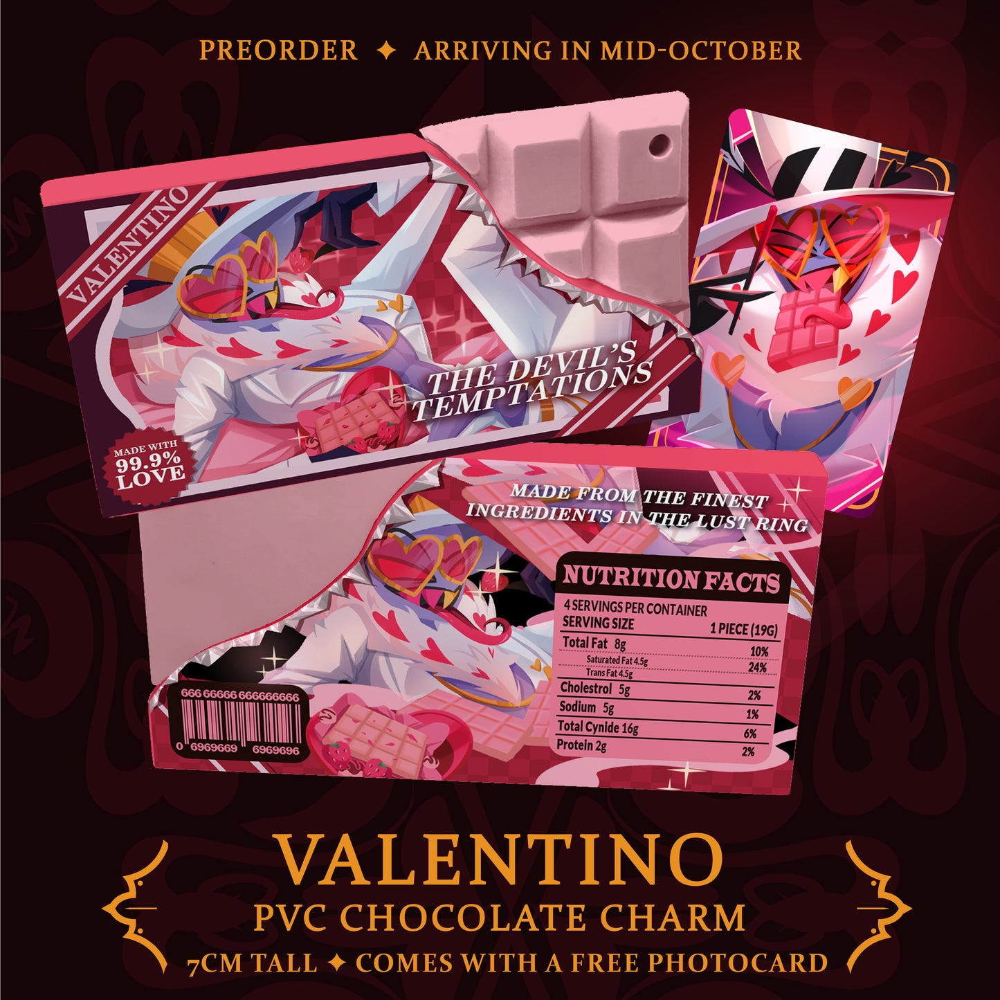 Valentino PVC Chocolate Charm