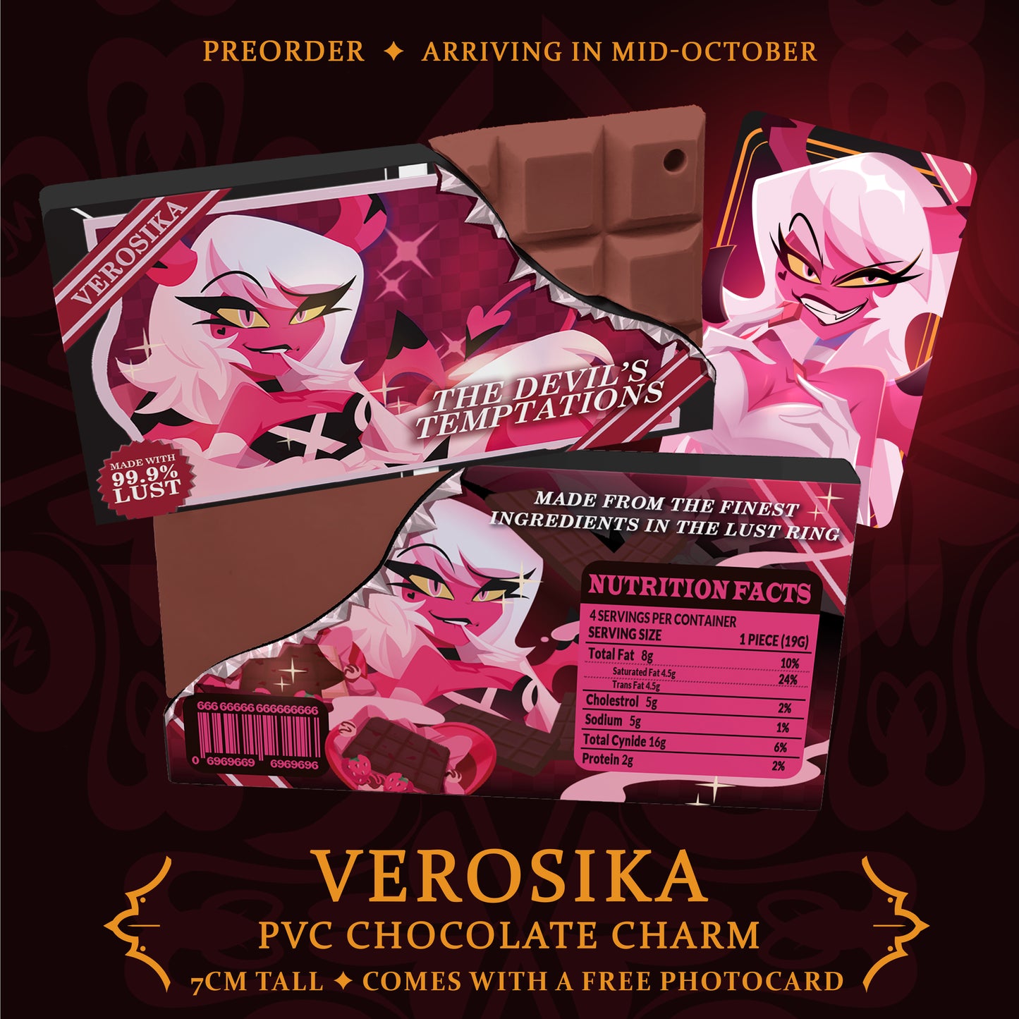 Verosika PVC Chocolate Charm