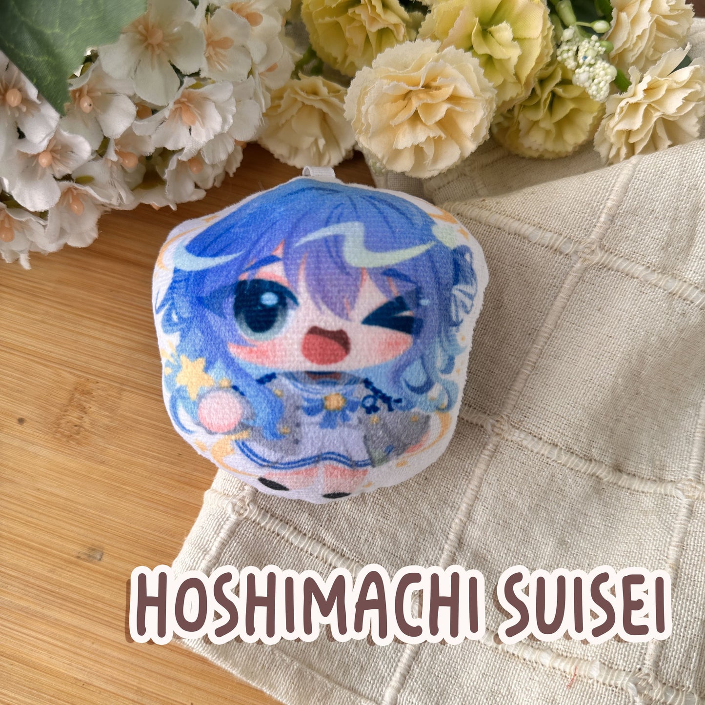 Hololive MiComet Squeaky Plushie Keychain
