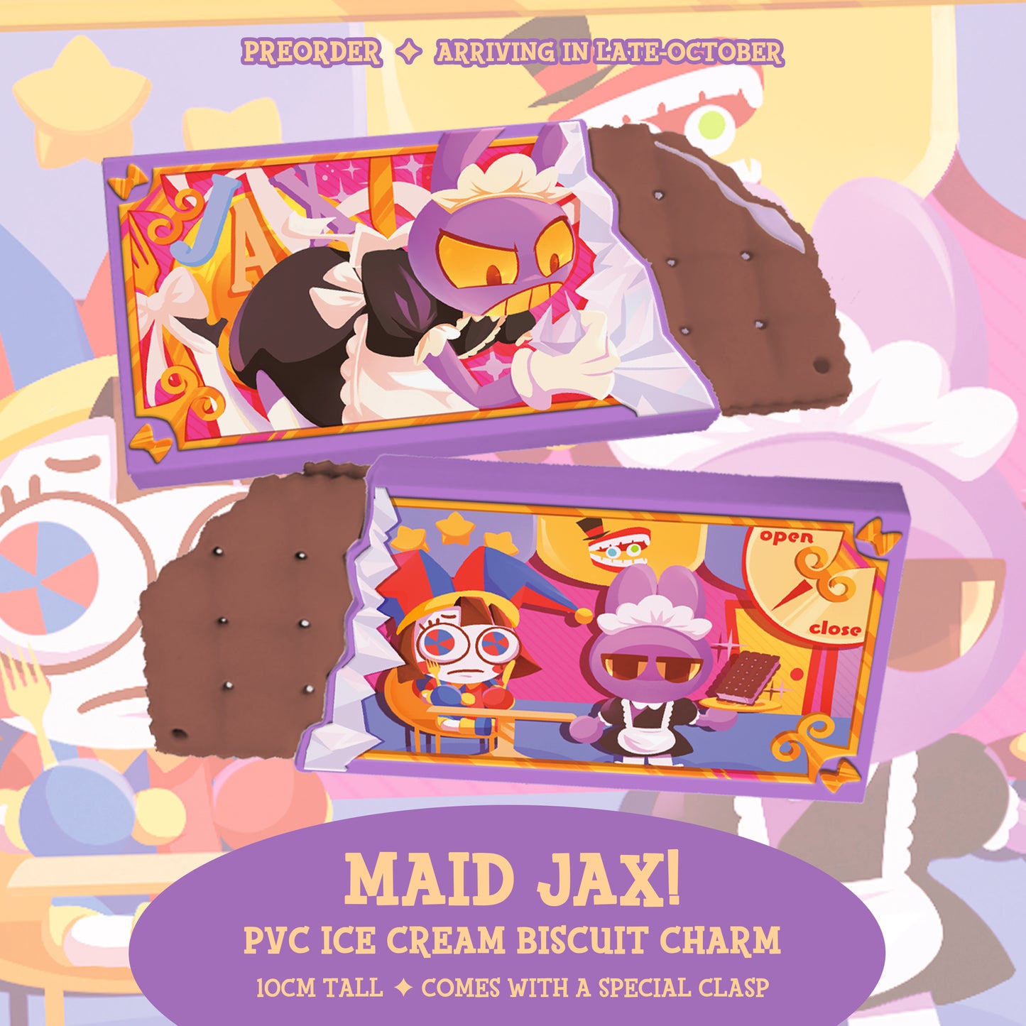 Maid Jax Ice cream Biscuit charms