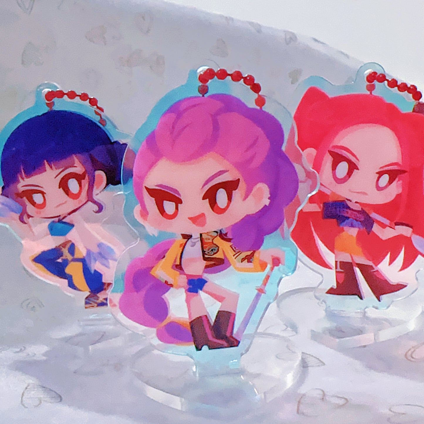 KPOP DEMON HUNTERS Acrylic Standee + Charms