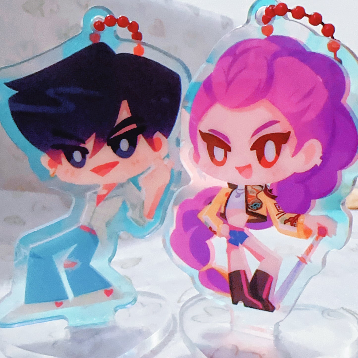 KPOP DEMON HUNTERS Acrylic Standee + Charms