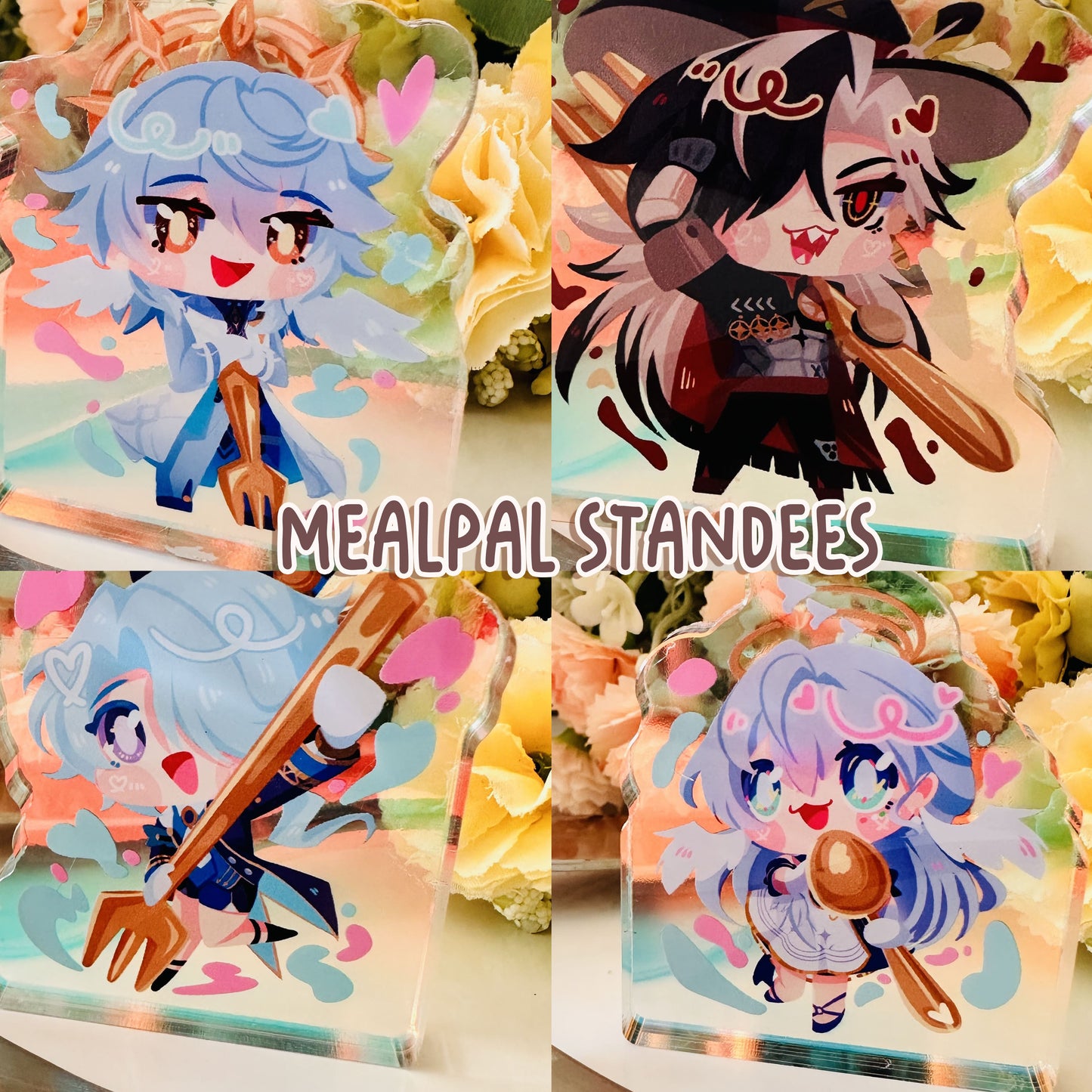 Honkai Star Rail Thick Acrylic Mealpals Standees