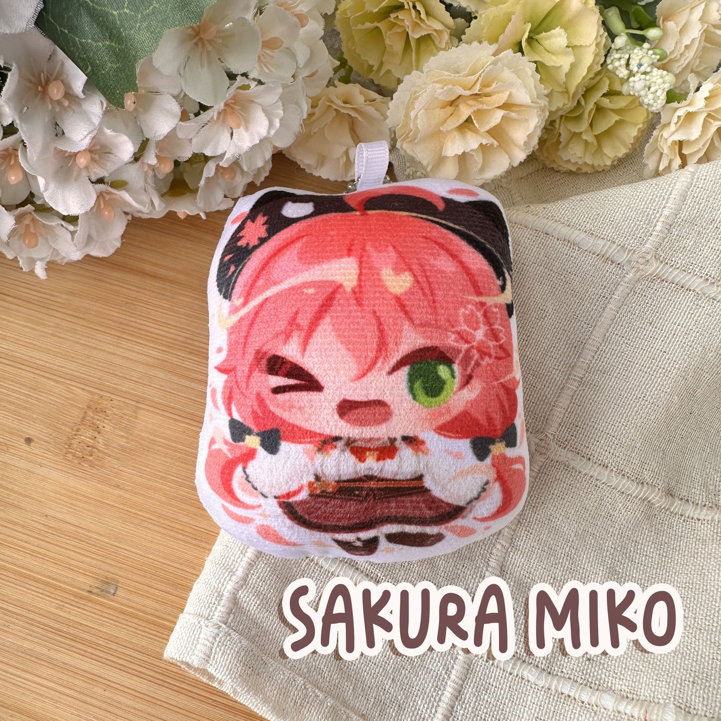 Hololive MiComet Squeaky Plushie Keychain