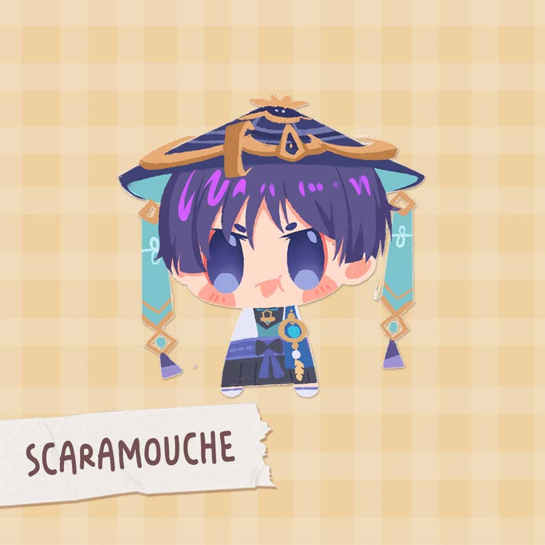 Genshin Impact Chibi Small Acrylic standee