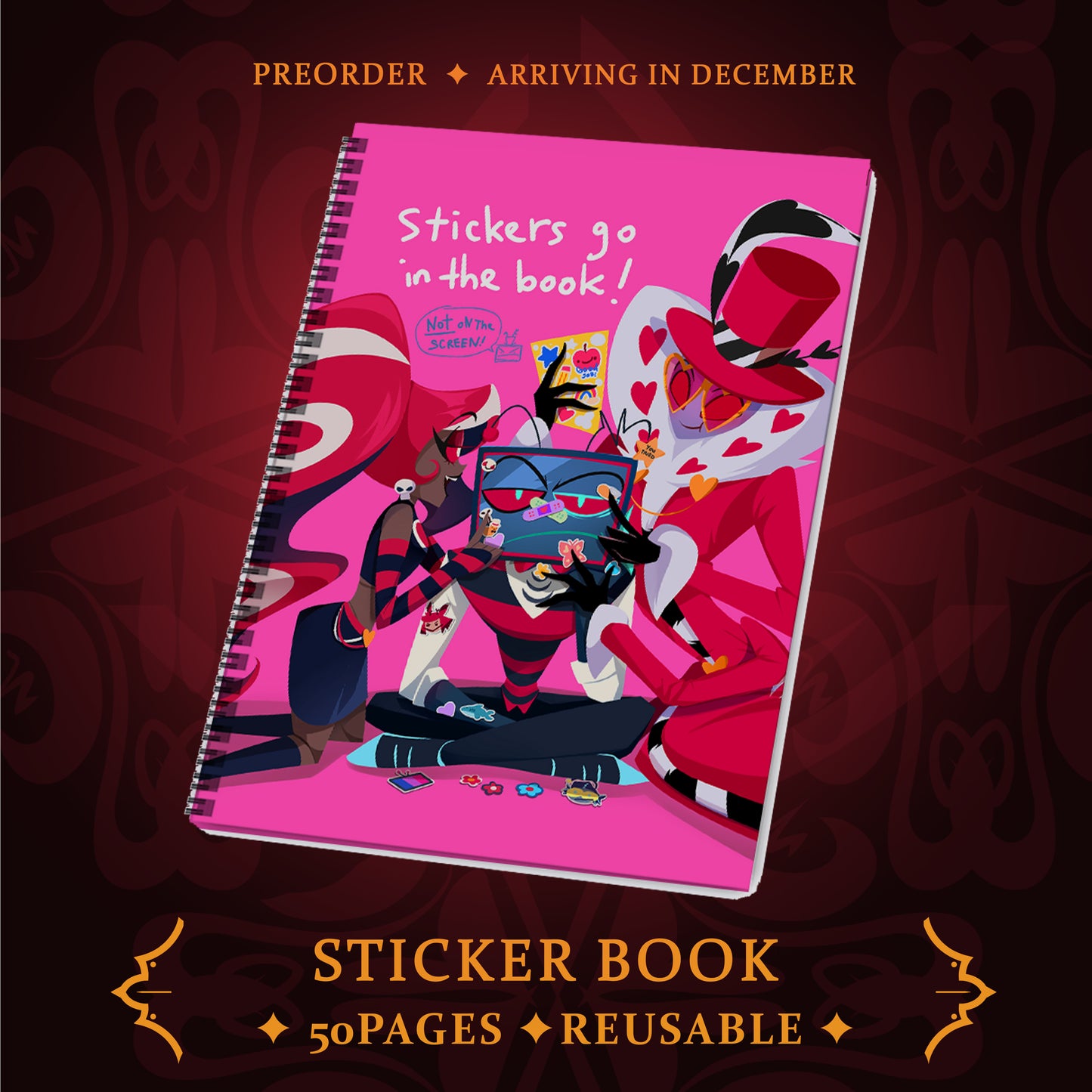 (PRE-ORDER) Vees Reusable Sticker book