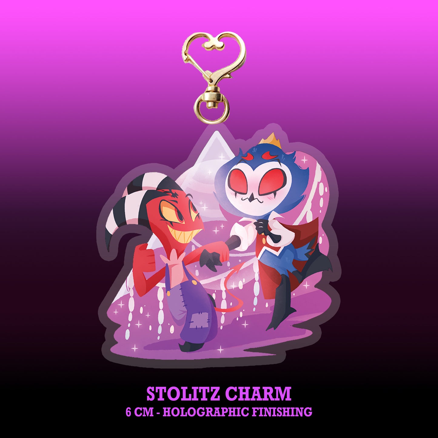 (PRE-ORDER) Hazbin Hotel acrylics , Carabiners and Phone grips