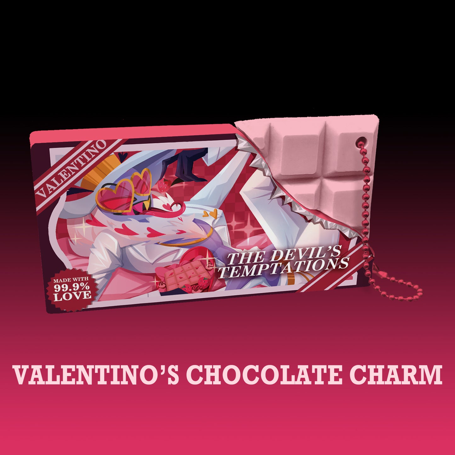 (PRE-ORDER) Hazbin Hotel Chocolate Charm