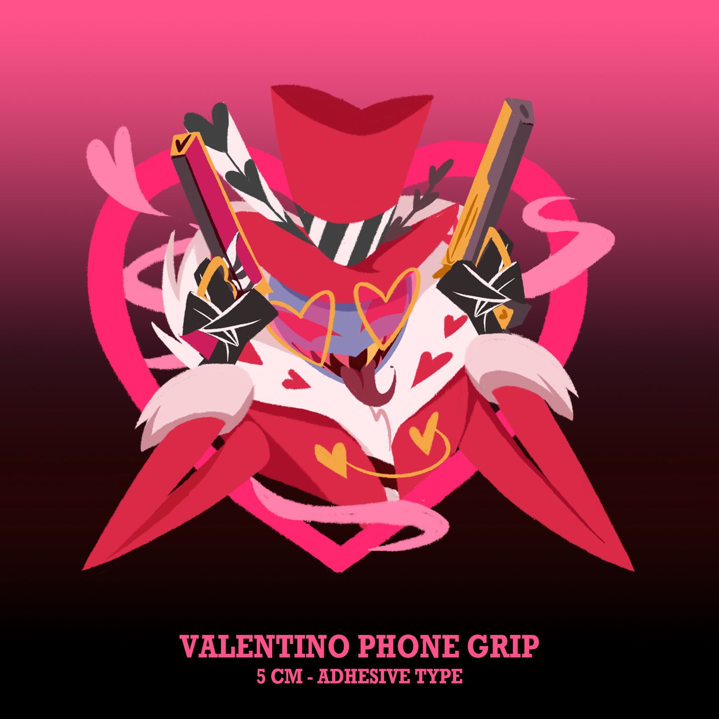 (PRE-ORDER) Hazbin Hotel acrylics , Carabiners and Phone grips