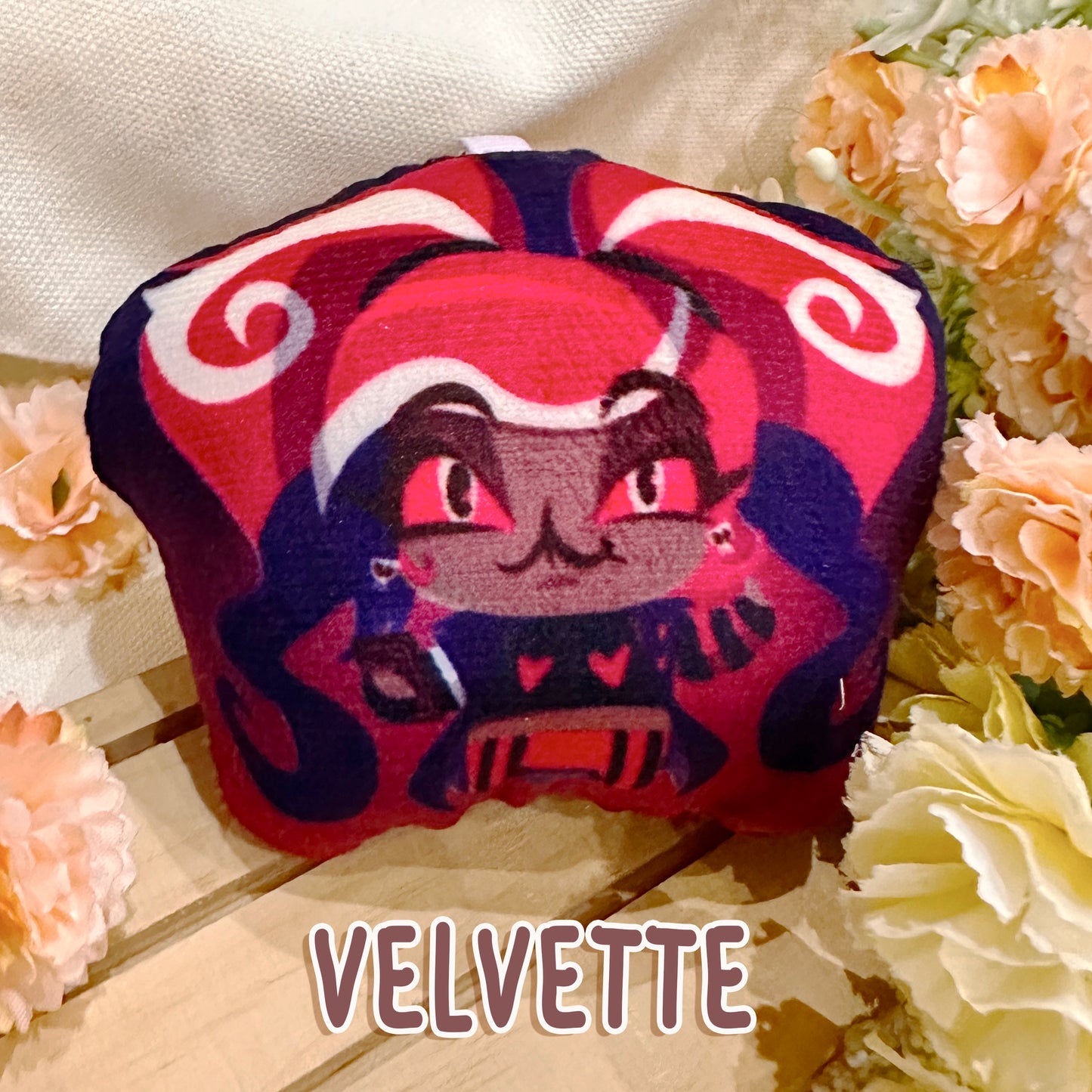 Velvette Squeaky Plushie Keychain