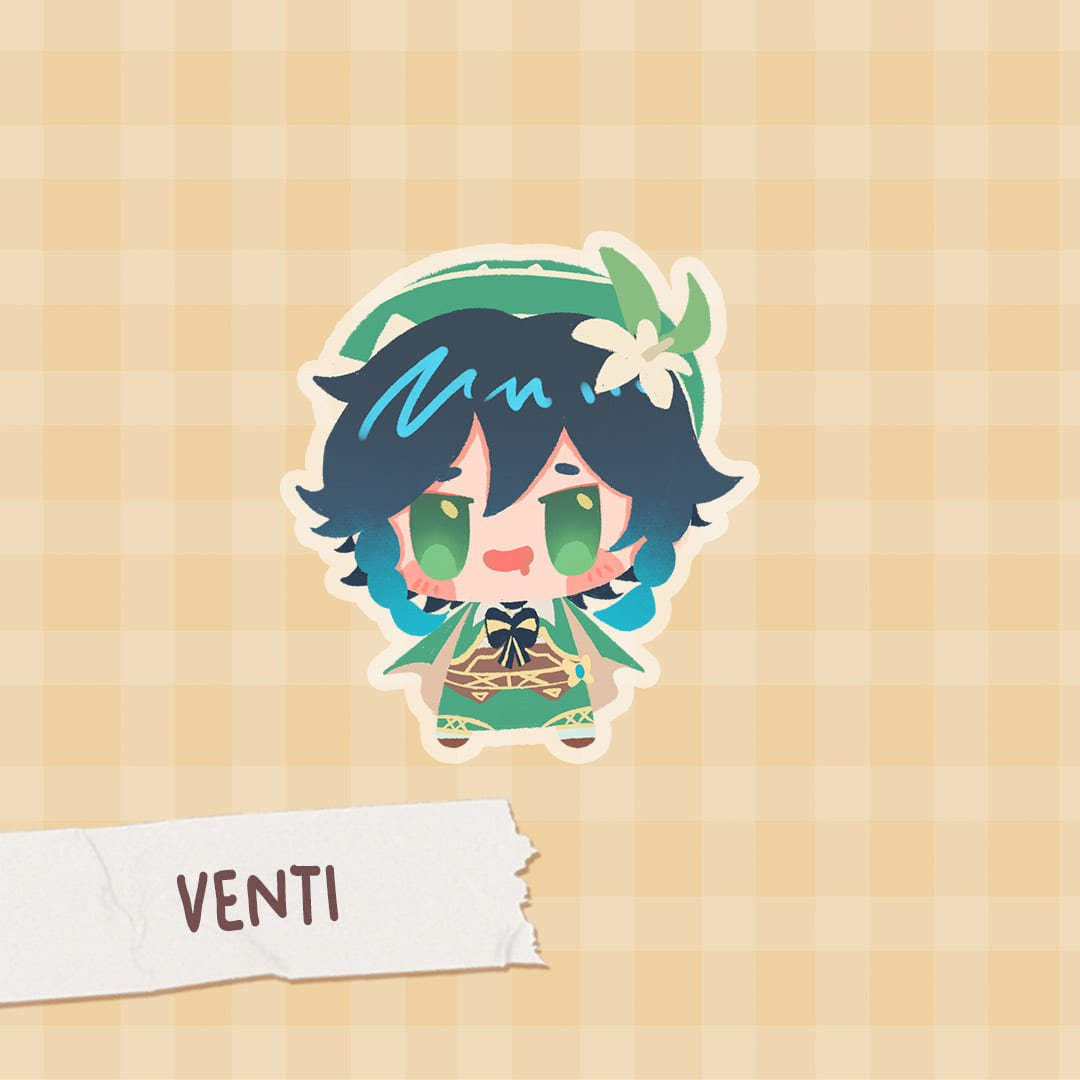Genshin Impact Chibi Small Acrylic standee