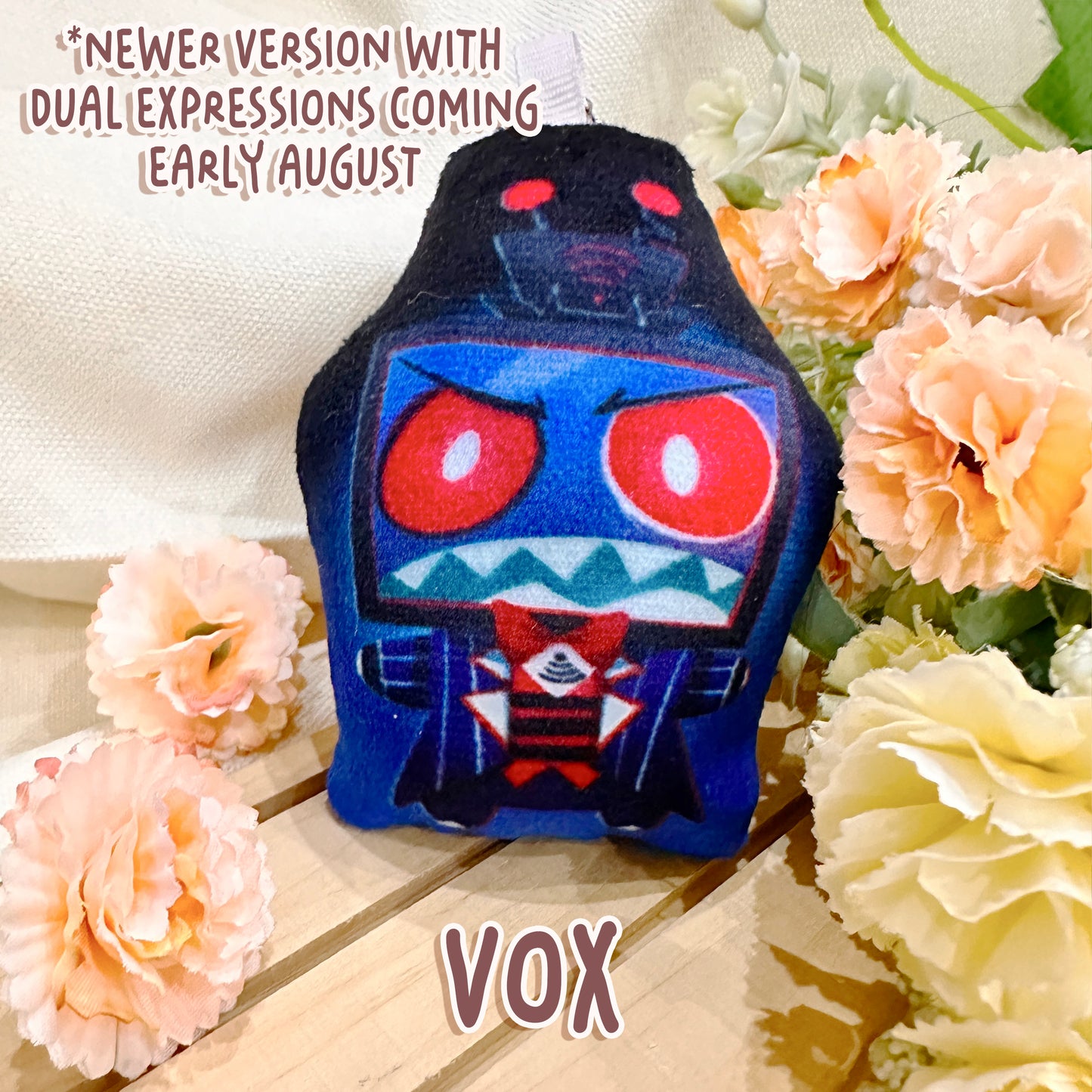 Vox Squeaky Plushie Keychain