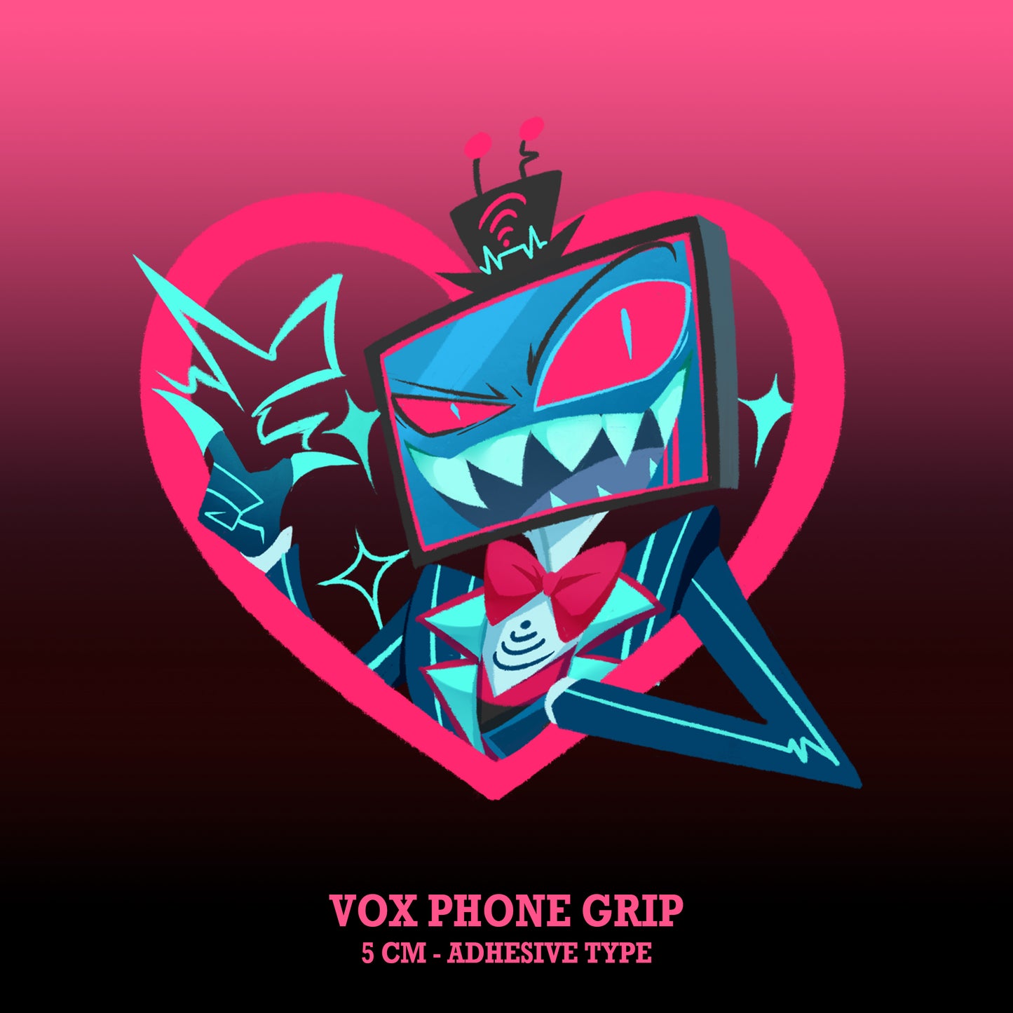 (PRE-ORDER) Hazbin Hotel acrylics , Carabiners and Phone grips