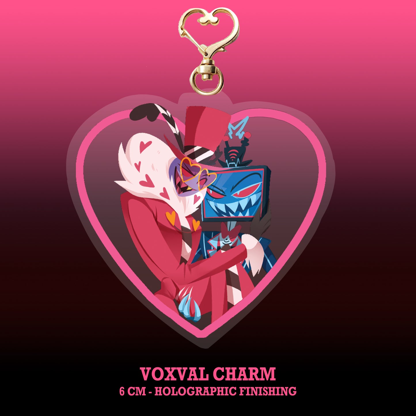 (PRE-ORDER) Hazbin Hotel acrylics , Carabiners and Phone grips