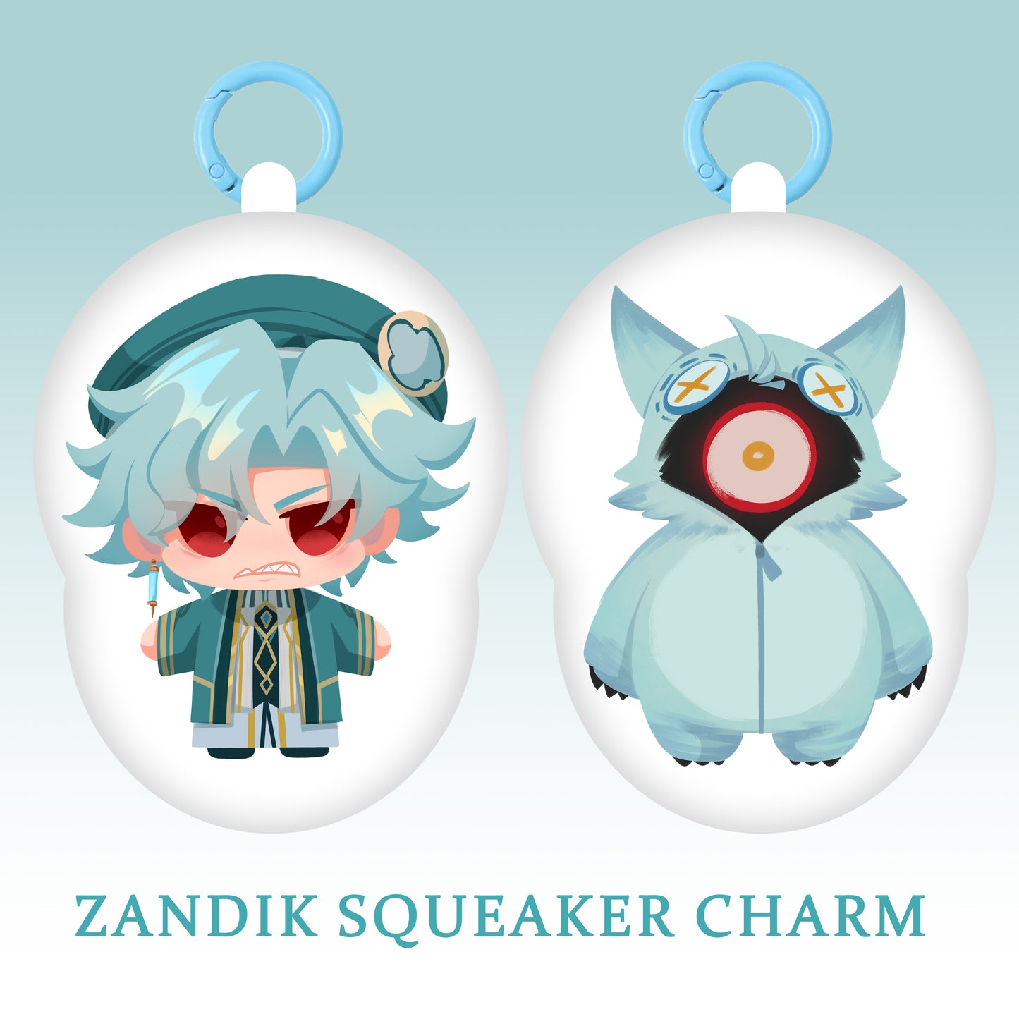 Zandik (Dottore) - Genshin Impact Squeaky Plushie Keychain