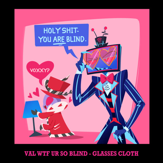 Hazbin Hotel - Voxval Glasses cloth