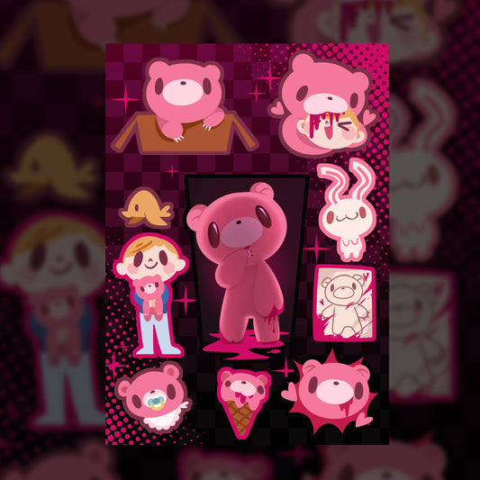 Gloomy Bear Sticker sheet
