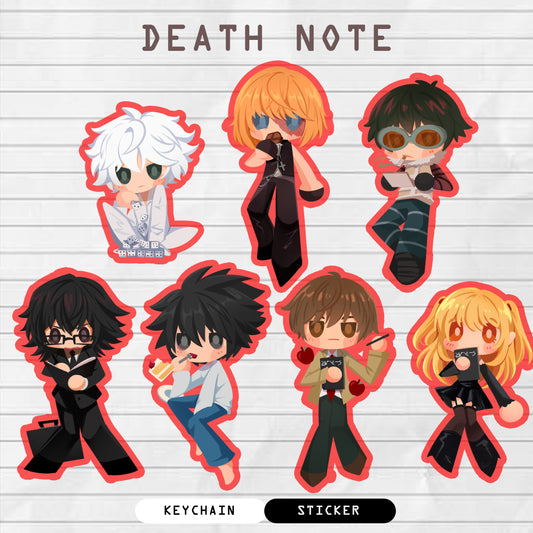 Death note Acrylic charms