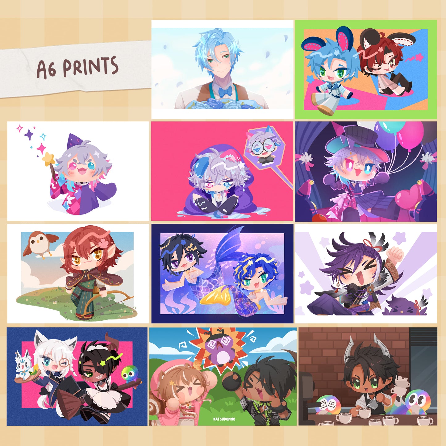 Holostars & Holotempus  Art Prints