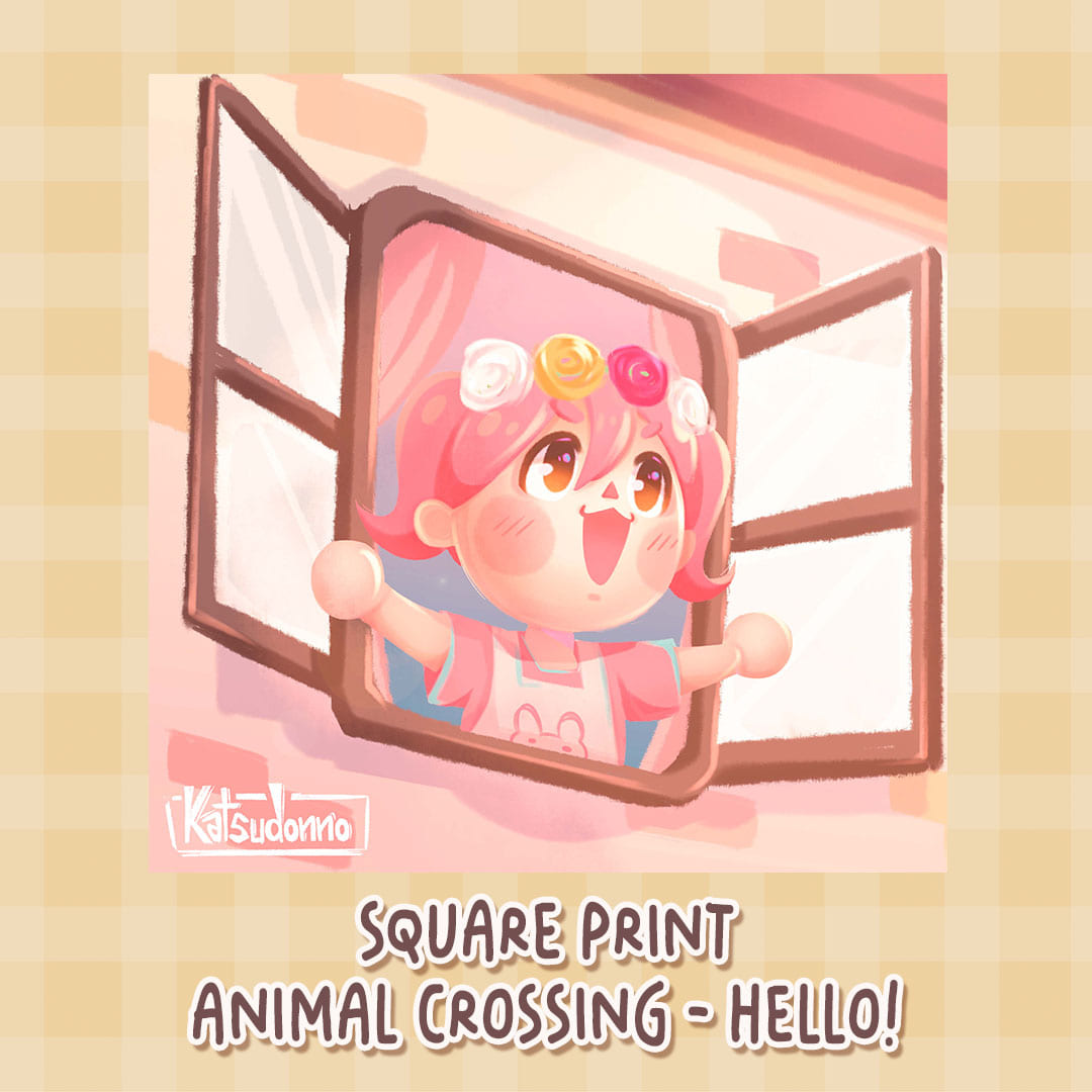 Animal Crossing Art Print