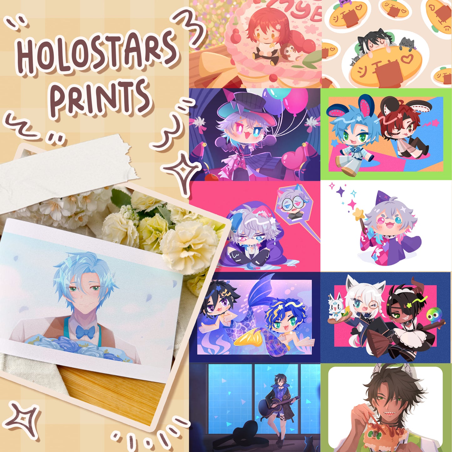 Holostars & Holotempus  Art Prints