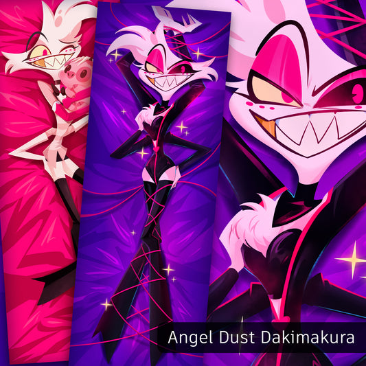 Angel Dust Dakimakura / Body Pillow Covers (Hazbin Hotel)