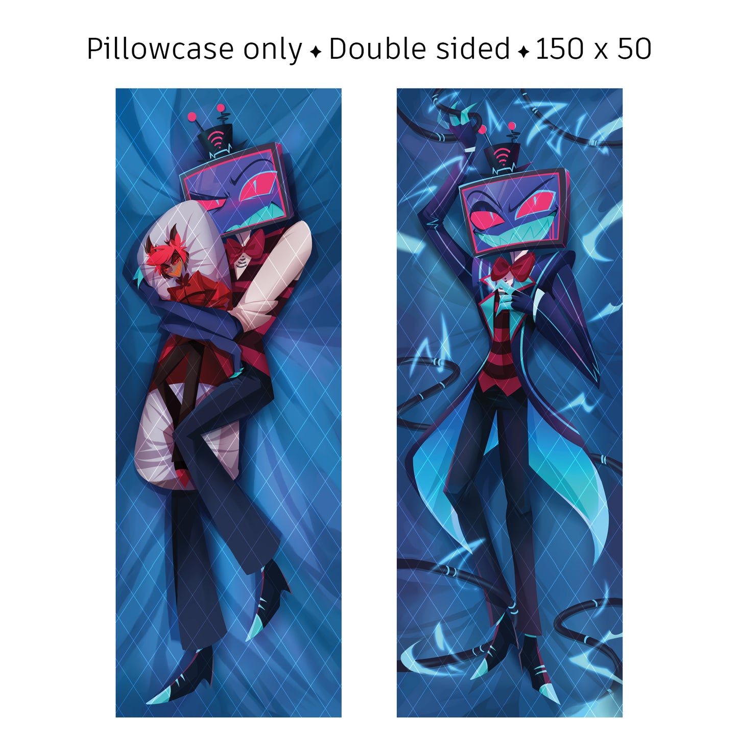 Vox / Staticpillow Dakimakura / Body Pillow Covers (Hazbin Hotel)