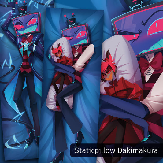 Vox / Staticpillow Dakimakura / Body Pillow Covers (Hazbin Hotel)