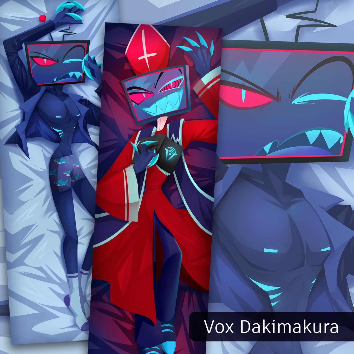 Vox Body Pillow Covers (Hazbin Hotel)