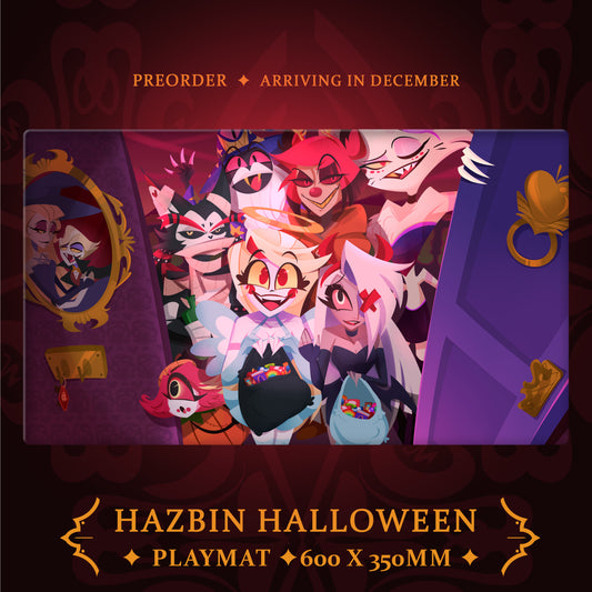 [PRE-ORDER] Hazbin Hotel Seasonal Playmat - Hazbin Halloween