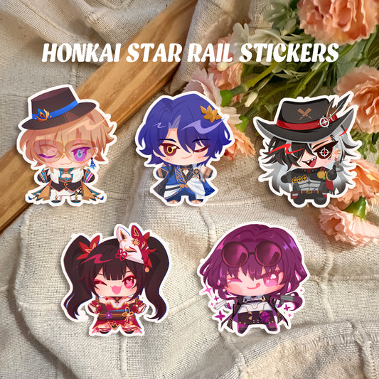 Mini Honkai Star Rail Stickers